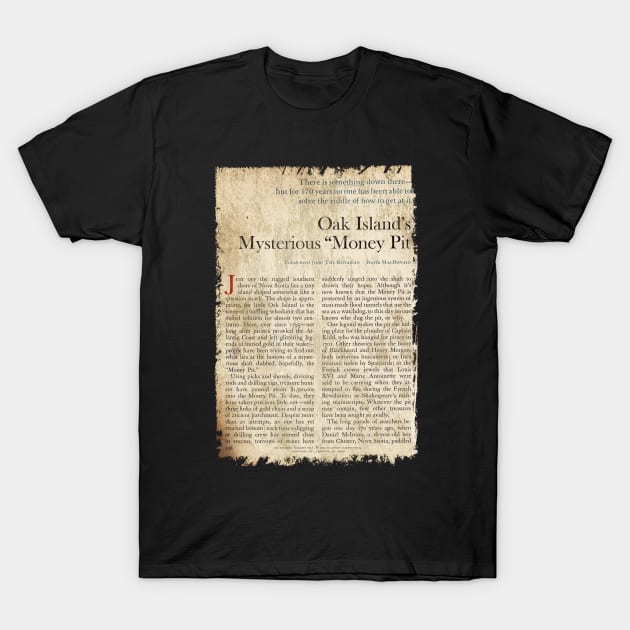 Oak Island Money Pit T-Shirt by OakIslandMystery